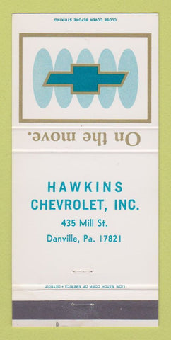 Matchbook Cover - Hawkins Danville PA 30 Strike