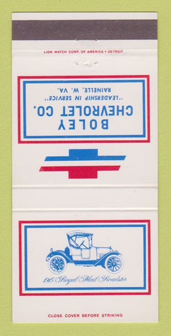 Matchbook Cover - Boley Rainelle WV 30 Strike