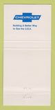 Matchbook Cover - Shearer Burlington VT 30 Strike