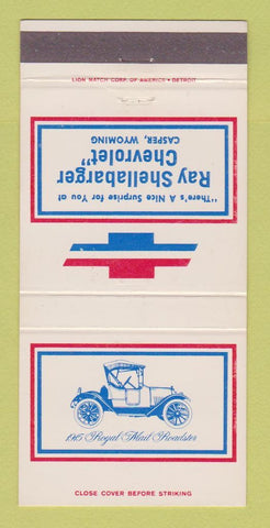 Matchbook Cover - Ray Shellabarger Casper WY 30 Strike