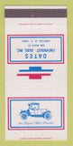 Matchbook Cover - Dates Oldsmobile Groton NY 30 Strike