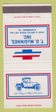 Matchbook Cover - TD McGinnes Kilmarnock VA 30 Strike