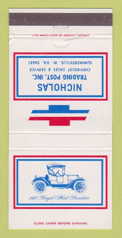 Matchbook Cover - Nicholas Trading Post Summersville WV 30 Strike
