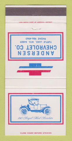 Matchbook Cover - Andersen Turtle Lake WI 30 Strike