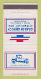 Matchbook Cover - Graber Shrock Rolette ND 30 Strike
