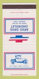 Matchbook Cover - Arvis Davis Paducah TX 30 Strike