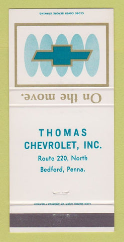 Matchbook Cover - Thomas Bedford PA 30 Strike