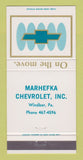 Matchbook Cover - Marhefka Windber PA 30 Strike