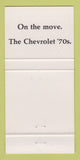Matchbook Cover - Garner Motors Huntingdon PA 30 Strike