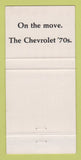 Matchbook Cover - Hall Motors Knightstown IN 30 Strike