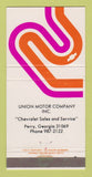 Matchbook Cover - Union Motors Perry GA 30 Strike