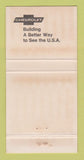 Matchbook Cover - Hood Buick Liberal KS WEAR 30 Strike