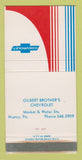 Matchbook Cover - Gilbert Bros Muncy PA WEAR 30 Strike