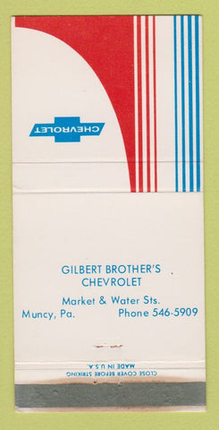 Matchbook Cover - Gilbert Bros Muncy PA WEAR 30 Strike