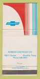 Matchbook Cover - Robbins Humble TX WEAR 30 Strike