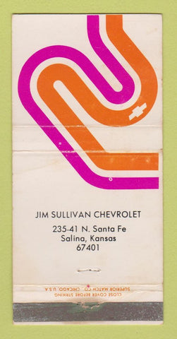 Matchbook Cover - Jim Sullivan Salina KS WEAR 30 Strike