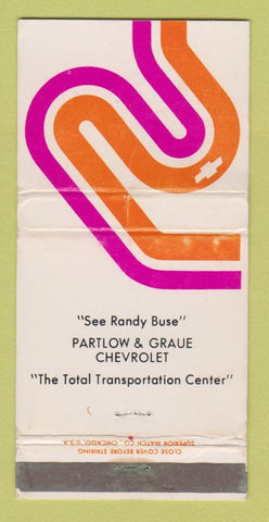 Matchbook Cover - Partlow Graue WORN 30 Strike