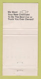 Matchbook Cover - Partlow Graue WORN 30 Strike