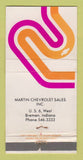 Matchbook Cover - Martin Bremen IN WORN 30 Strike