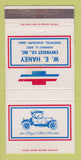 Matchbook Cover - WE Haney Pontotoc MS 30 Strike