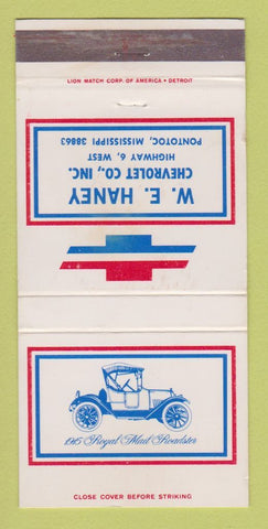 Matchbook Cover - WE Haney Pontotoc MS 30 Strike