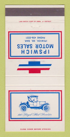 Matchbook Cover - Ipswich Motors SD 30 Strike