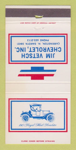 Matchbook Cover - Jim Vetsch Carrington ND WORN 30 Strike