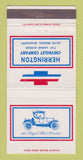 Matchbook Cover - Herrington Olive Branch MS 30 Strike