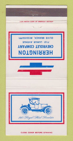 Matchbook Cover - Herrington Olive Branch MS 30 Strike