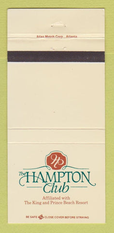 Matchbook Cover - Hampton Club 30 Strike