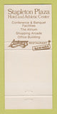 Matchbook Cover - Stapleton Plaza Hotel Denver Colorado 30 Strike