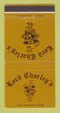 Matchbook Cover - Lord Charley's 30 Strike