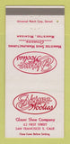 Matchbook Cover - Eskimo Woolies Shoes Glaser San Francisco CA 30 Strike