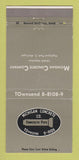 Matchbook Cover - Michigan Concrete Company Highland Park MI WEAR 30 Strike