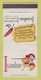 Matchbook Cover - Ivanhoe Restaurant Chicago IL WEAR 30 Strike