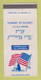 Matchbook Cover - First National Bank Louisville GA 30 Strike