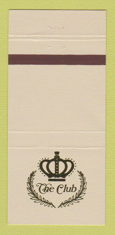 Matchbook Cover - The Club Birmingham AL 30 Strike