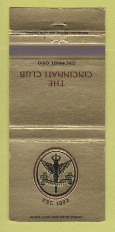 Matchbook Cover - Cincinnati Club OH 30 Strike