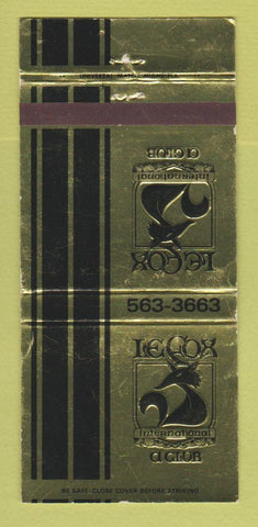 Matchbook Cover - Le Fox Club WEAR 30 Strike