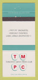 Matchbook Cover - Toronto Men's Press Club ON 30 Strike