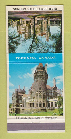 Matchbook Cover - Toronto ON Canada Casa Loma Kiwanis Club 30 Strike