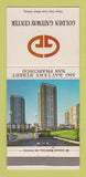 Matchbook Cover - Golden Gateway Center San Francisco CA 30 Strike