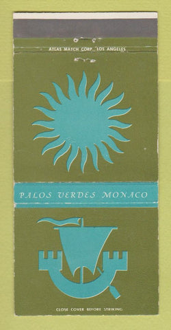Matchbook Cover - Palos Verdes Monaco CA WEAR 30 Strike