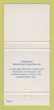 Matchbook Cover - Vancouver BC Canada Rock Gardens 30 Strike