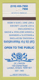 Matchbook Cover - Marconi Club London ON 30 Strike
