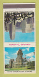 Matchbook Cover - Toronto ON Canada Casa Loma Kiwanis Club 30 Strike