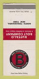 Matchbook Cover - Buffalo Bolt Company North Tonawanda NY 30 Strike