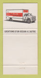 Matchbook Cover - Collins Safety Shoes Canada 30 Strike
