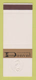 Matchbook Cover - Antoine Donval Shoes France SAMPLE