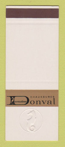 Matchbook Cover - Antoine Donval Shoes France SAMPLE